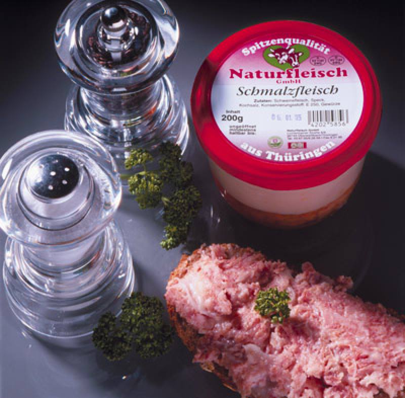 Schmalzfleisch im Glas, 200 g